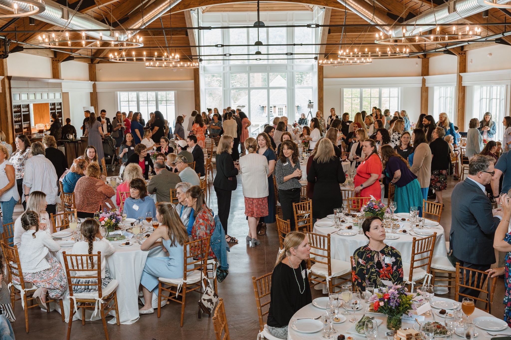 Photo: Over 200 attendees gathered at Hildene’s Lincoln Hall in Manchester for the 2025 Women in Leadership Luncheon. Courtesy photo.