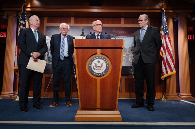 Sanders, Welch offer remarks to ban some weapons to Israel ahead of vote
