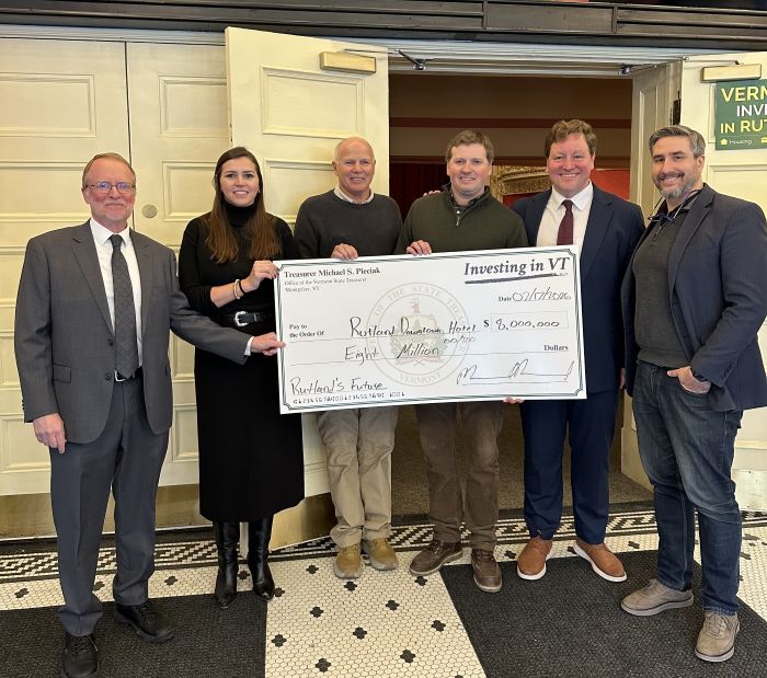 Pieciak, local leaders announce $8M investment in Rutland downtown hotel