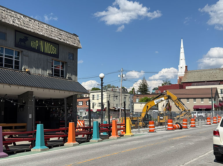 Photo: Downtown Rutland hotel construction. Courtesy photos
