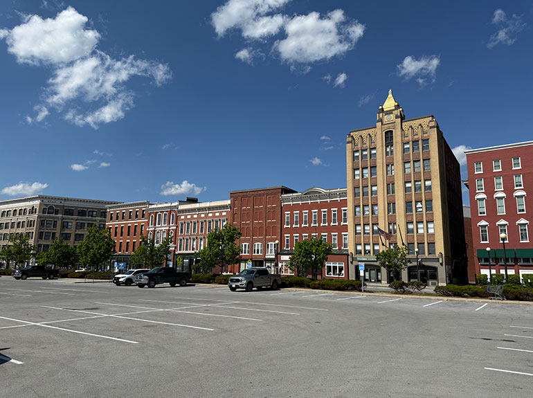 Photo: Merchants Row, Downtown Rutland. VermontBiz photo.
