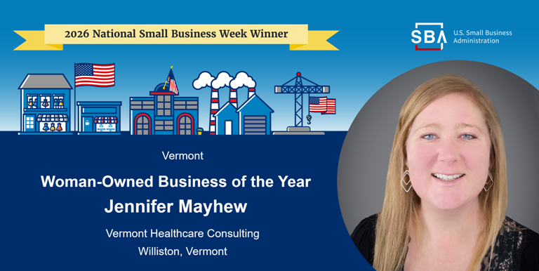 Vermont Healthcare Consulting named SBA Vermont 2026 Woman-Owned Business of the Year
