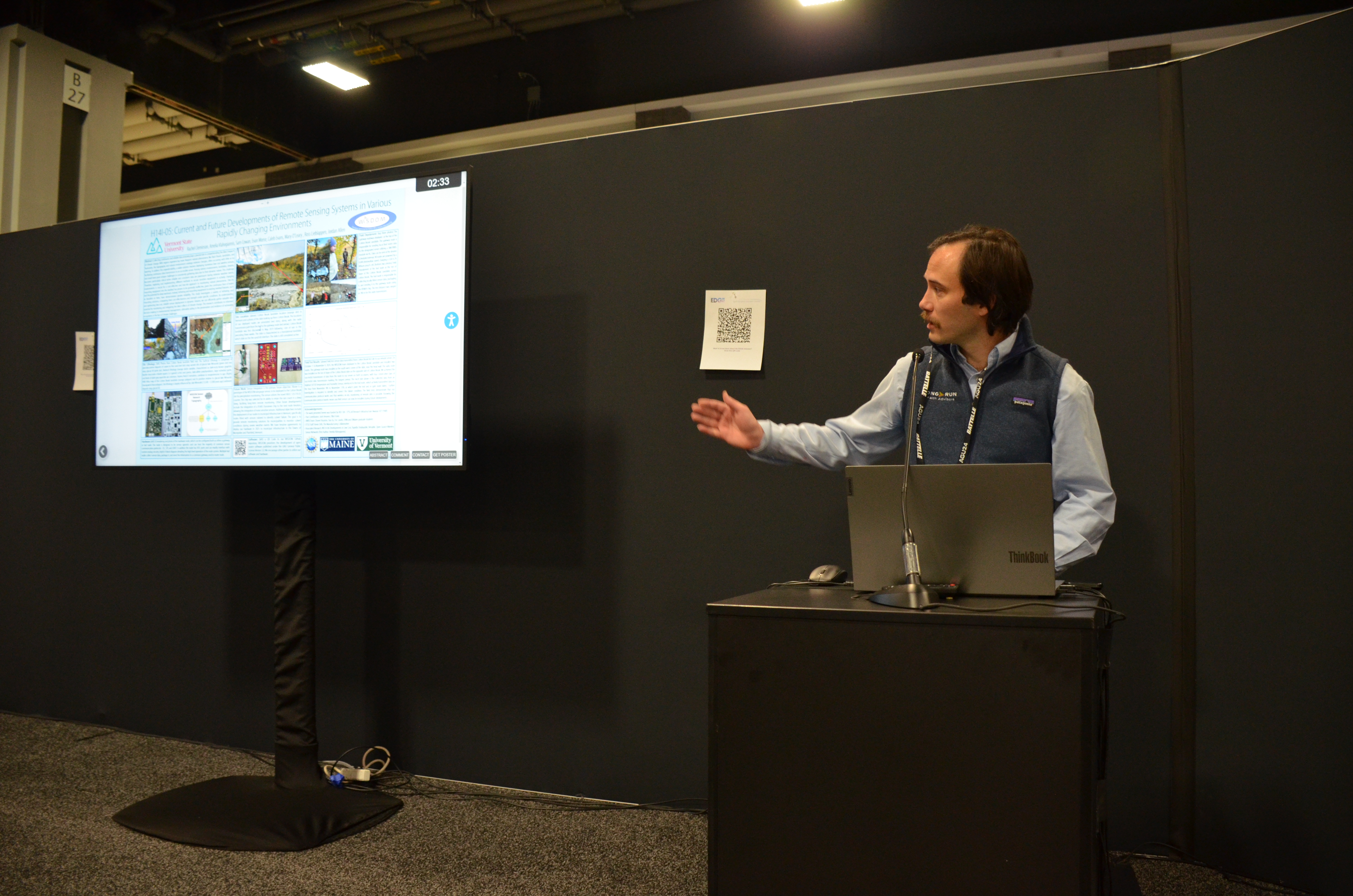 Vermont State University students shine at National Earth and Space Science annual meeting