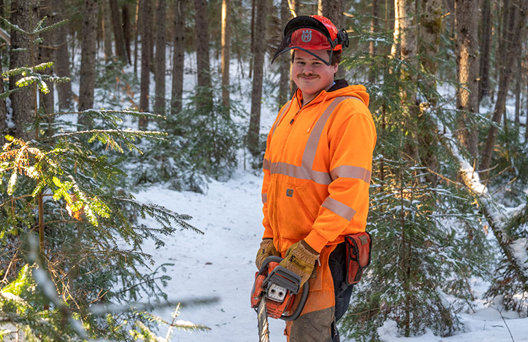 Photo: Sam McIntire is among over 2,000 Vermonters who have participated in Serve Learn Earn, Vermont’s paid service learning collaborative. Courtesy photo.
