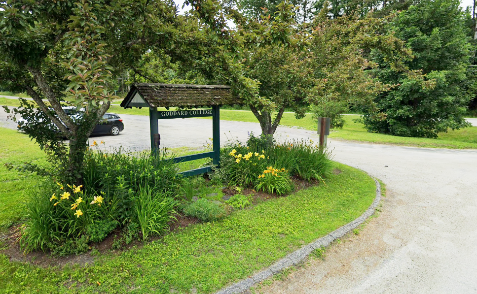 Goddard College, Plainfield, Vermont. Google Maps screen shot.