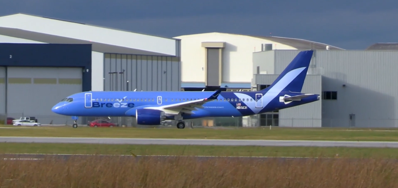 Breeze Airways ‘Triple Threat’ Promotion Celebrates Breeze Being Named Top 5 US Domestic Airline for Third Year by Readers of Travel + Leisure, for Comfort, Service and Value.
