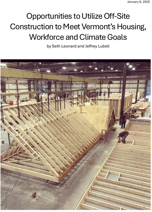 Increase in off-site construction is possible tool to boost Vermont’s housing supply