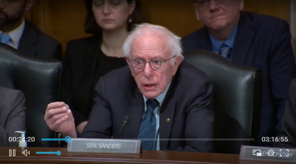 Sanders opening statement in hearing to consider RFK Jr. nomination