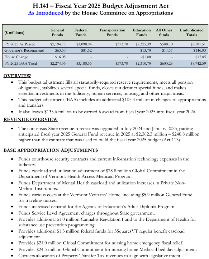 Budget Adjustment Feb 2025 page 1
