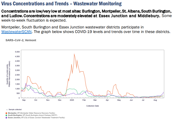 VDH: COVID-19 slightly elevated since early summer