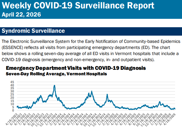 VDH: COVID low, Flu B, RSV, Norovirus still high