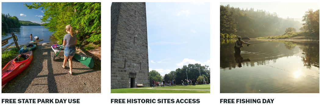 Free entrance to Vermont State Parks and Historic Sites June 13 and 14
