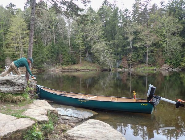 Electric cargo canoe donation enhances visitor experience at Green River Reservoir