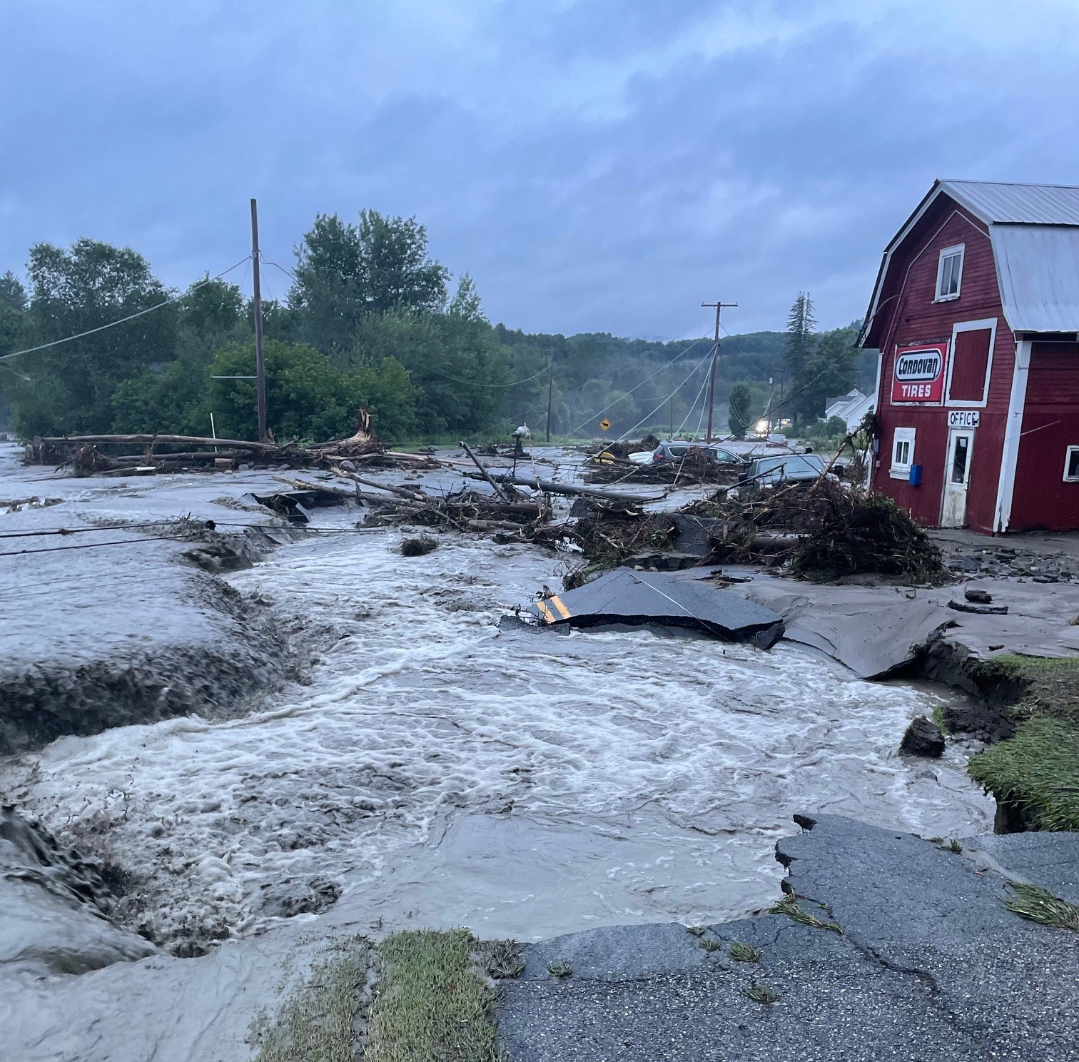 Vermont Agency of Transportation photo from the Northeast Kingdom July 30, 2024.
