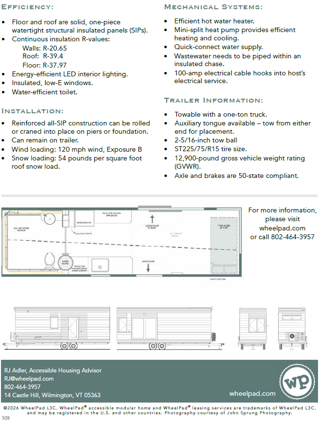 WheelPad: Creative housing solution made in Vermont