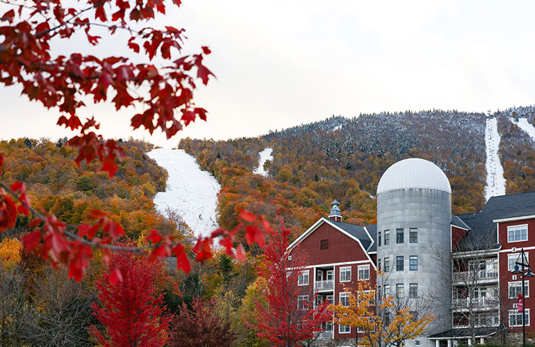 Photo: Sugarbush received a welcome blanket of snow in mid-October. Courtesy photo.