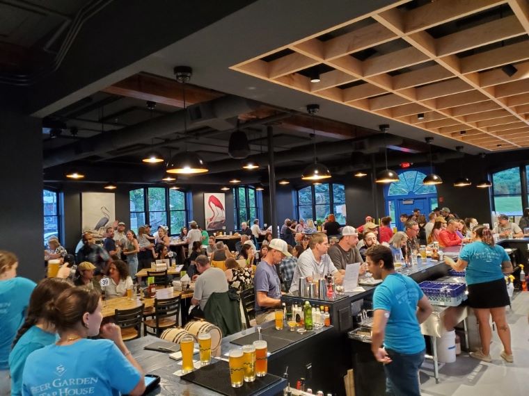Switch Beer Garden & Tap Room soft opening.