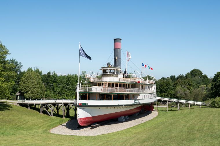 Ticonderoga today. Photo by Ryan Bent, Shelburne Museum.
