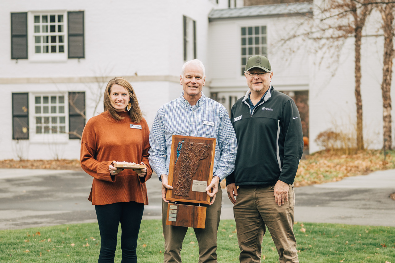 Mike Solimano, center, is President and CEO of Killington Resort & Pico Mountain. 