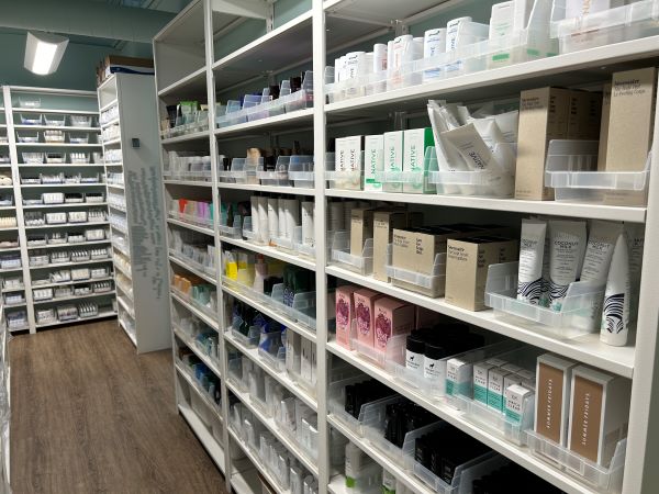 A sampling of Twincraft's skincare products.