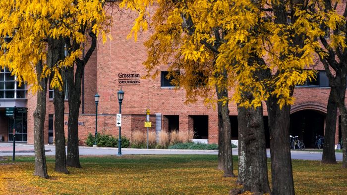 Grossman School of Business at University of Vermont jumps to 2nd global spot
