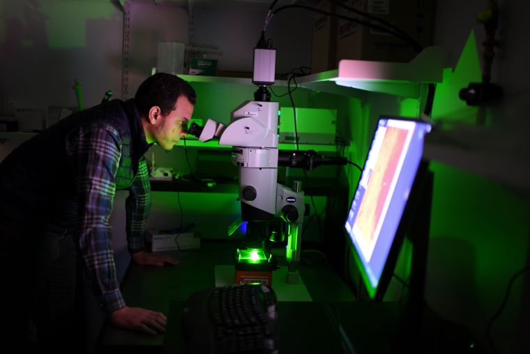 UVM Photo of Osama Harraz, Ph.D. (Photo Credit: David Seaver)
