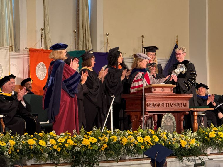 UVM Tromp Installation Ceremonial Mace