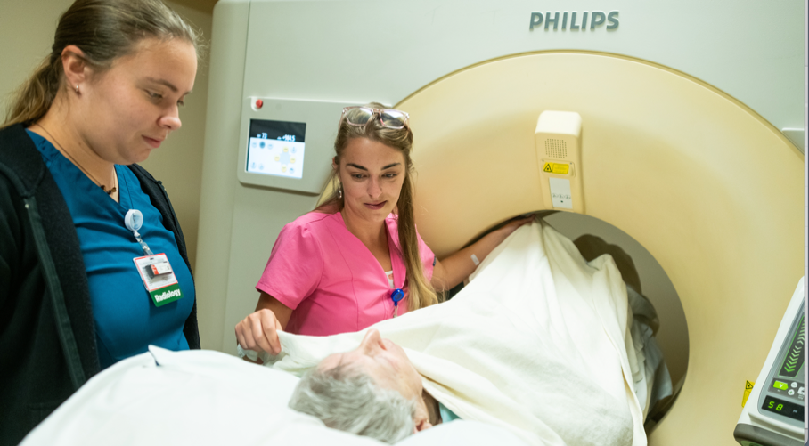A&nbsp;screening for lung cancer at UVM Medical Center. The low dose scans take&nbsp;only 15 minutes, with no preparation, IV, or clothing changes. 