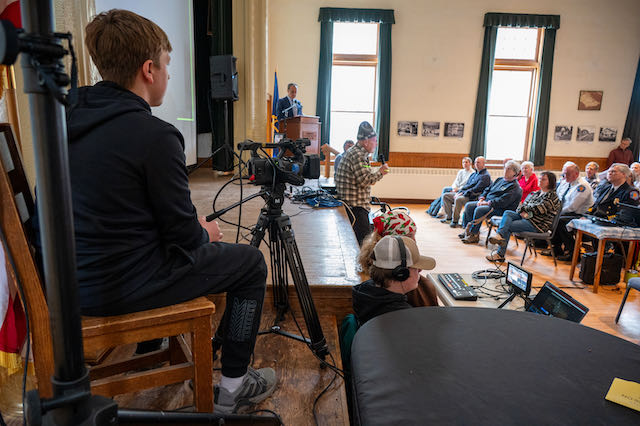 Photo courtesy VAN (Vermont Access Network). Town Meeting 2026.