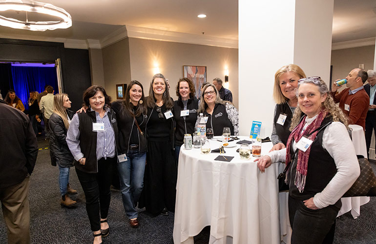 Photo: Networking reception at the 2025 Best Places to Work in Vermont event. Photo: Baldwin Photography