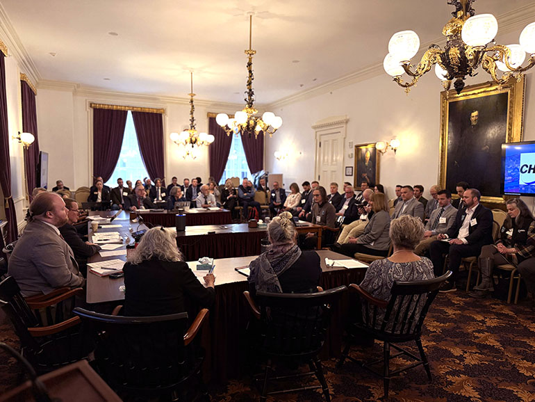 Photo: Chroma Technology Corp. testifies at Ways and Means Committee hearing. Courtesy photo.