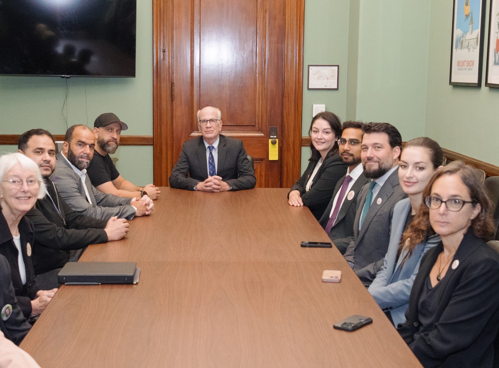 Photos from Senator Welch’s meetings with the families of American citizens killed by IDF forces: 