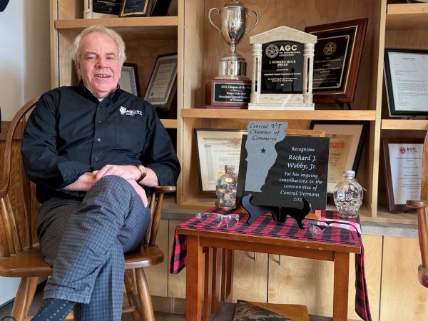 Richard Wobby with awards