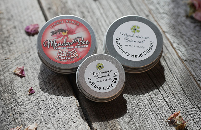 Photo: Products packaged in recycled tin cans. Courtesy photo.