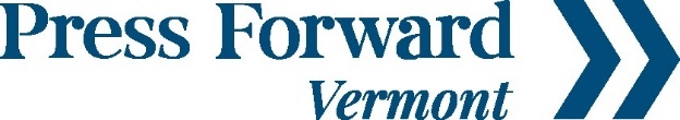 Press Forward Vermont Logo