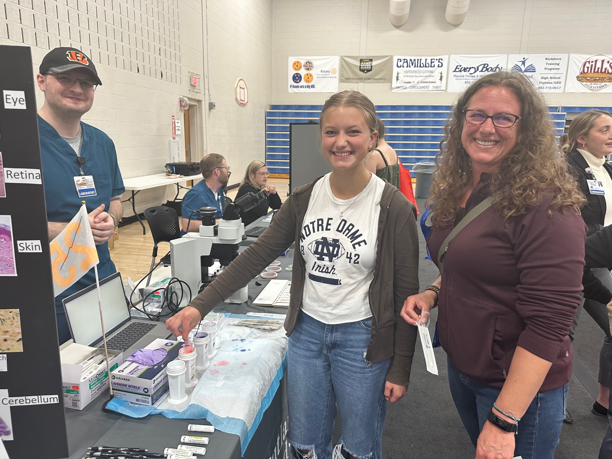 students participated in during Southern Vermont AHEC’s MedQuest Health Careers Expo held on May 8, in Rutland, Vermont.