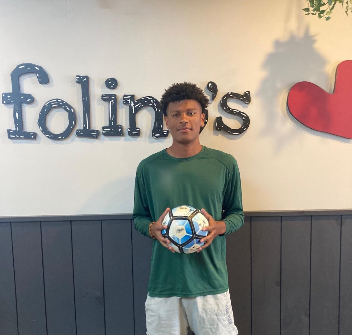Max Murray from Kennebunkport, Maine, and member of the University of Vermont soccer team is a brand ambassador for Folino's.