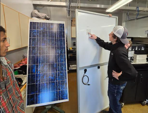 North Country Career Center hands-on learning about solar photovoltaics (PV)