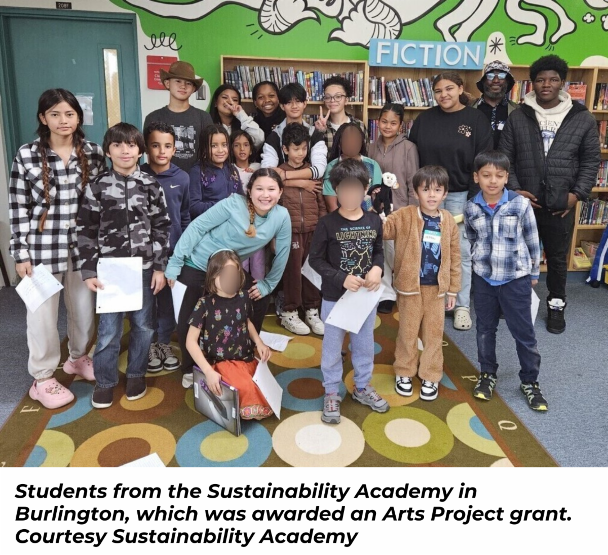 Sustainability Academy, Burlington $3,480 to support an art installation and public event to showcase a theme of the Vermont dairy industry