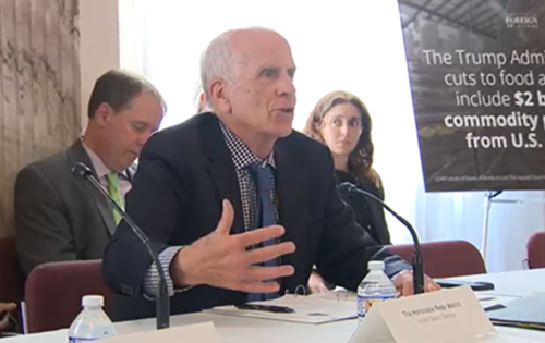 Welch spotlights how Trump administration's attack on food aid program exacerbate global hunger