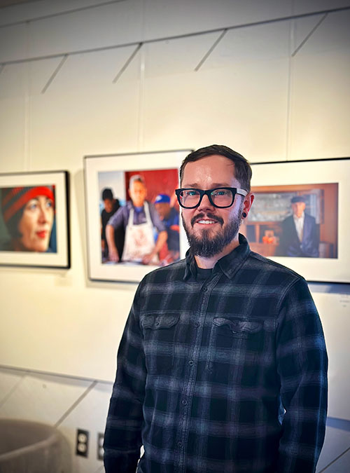 Photo: Zach Hoffman, owner of PhotoPlace Gallery. Courtesy photo