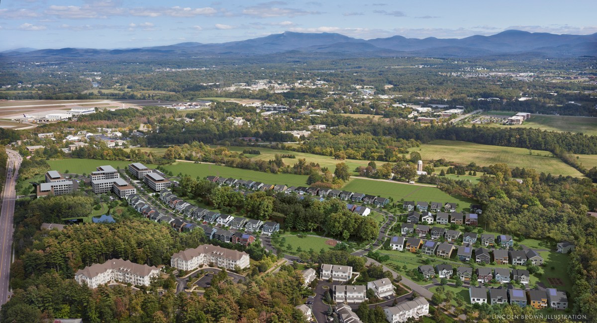 New housing development under way in South Burlington Vermont