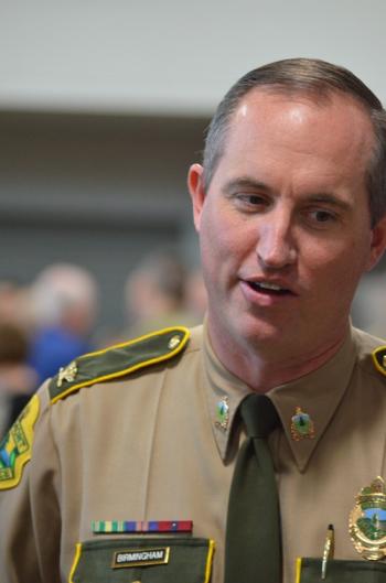 Vermont State Police Commander Colonel Birmingham