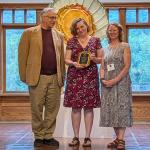 From left, Mike Mrowicki; Laura Chapman; Elizabeth Bridgewater