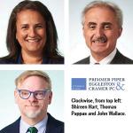 Attorneys Shireen Hart, Thomas Pappas and John Wallace.