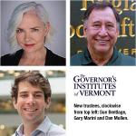 New trustees Sue Bentlage, Gary Marini and Dan Mullen
