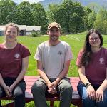 From left: Mara Hearst, Walker Cammack and Danielle Zimmerman
